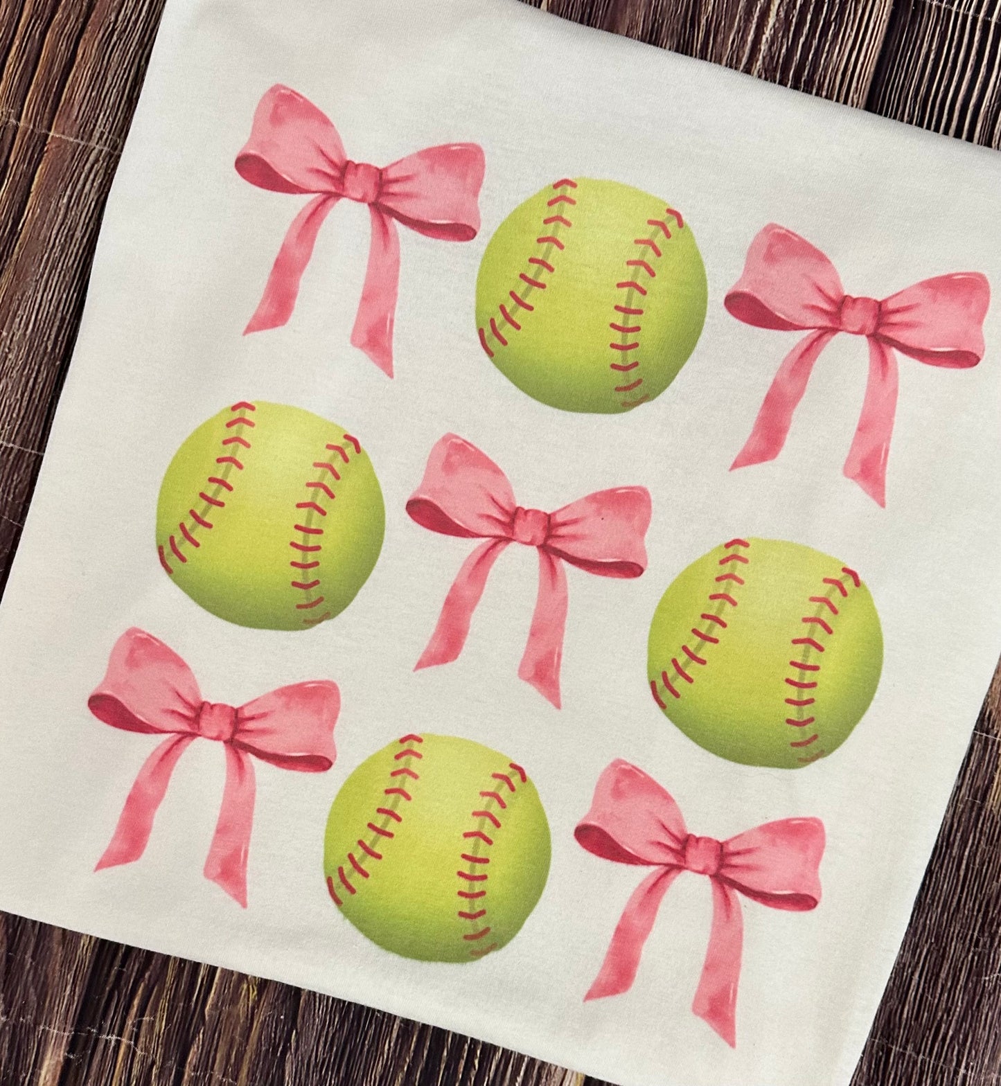 Baseball/softball bows tee or swsh