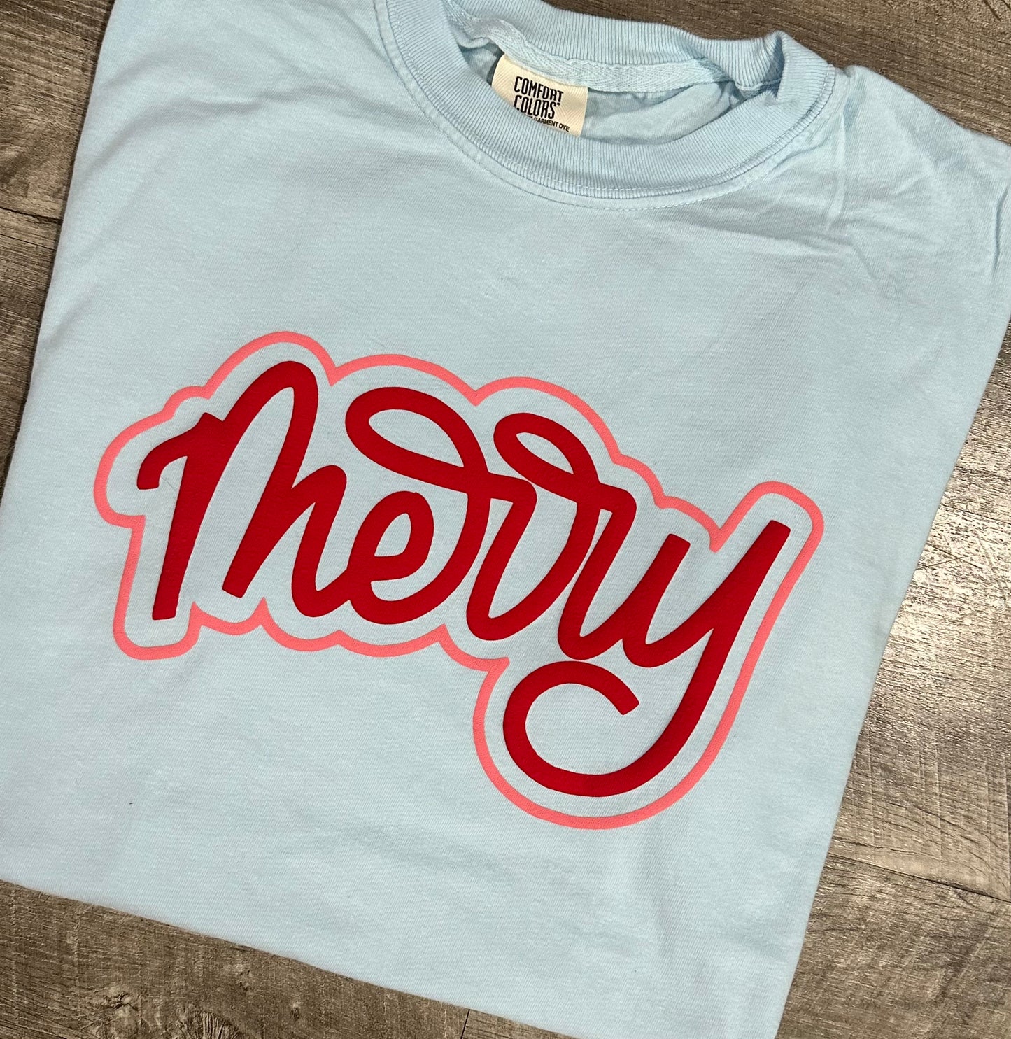 Comfort color puff tee