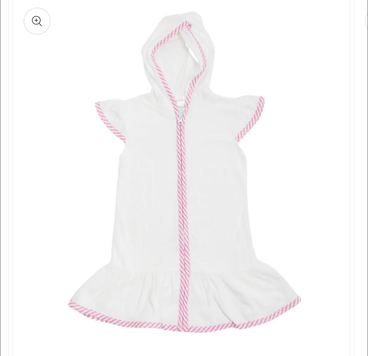 Ruffle Swim Coverup with Monogram