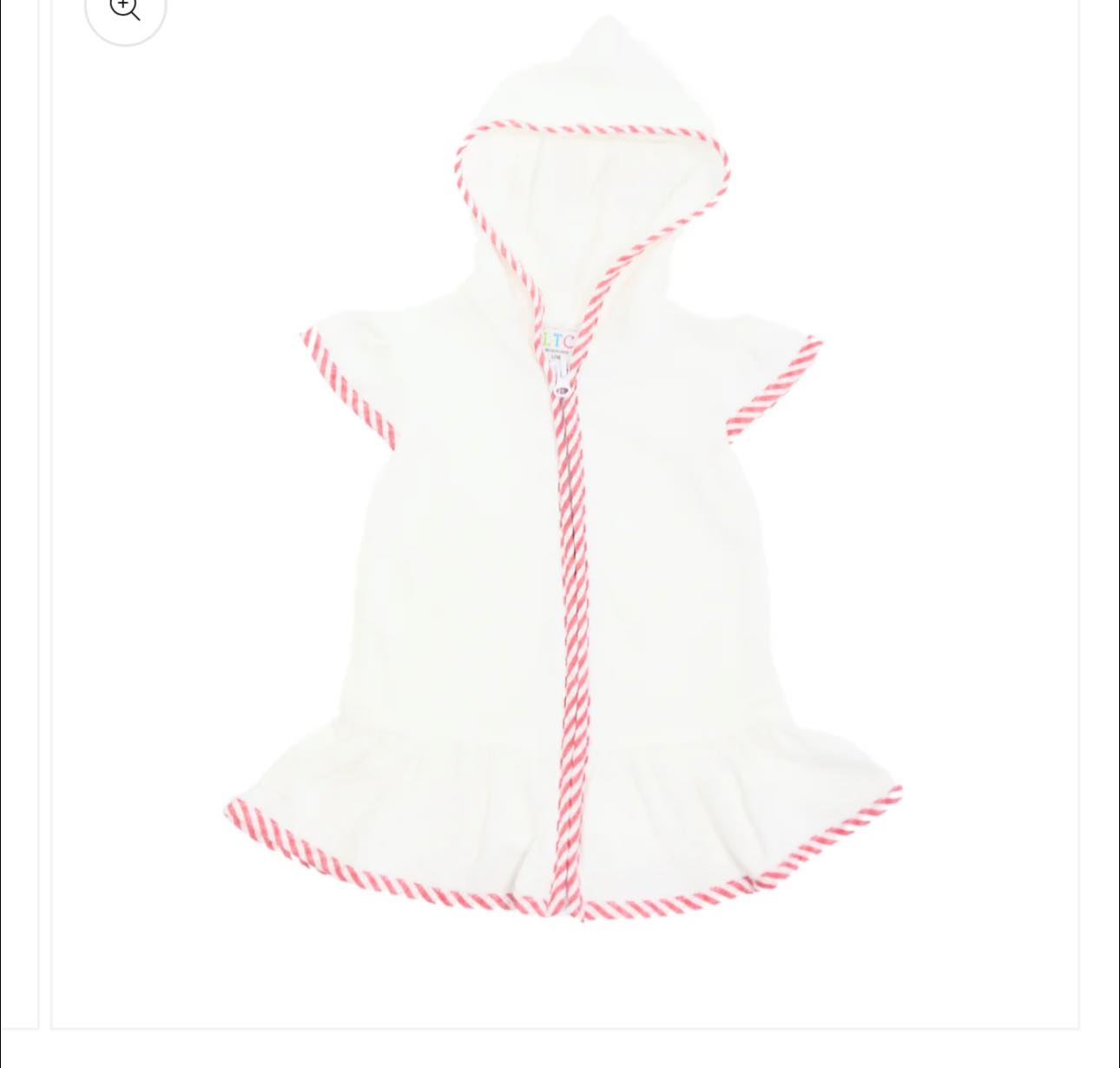 Ruffle Swim Coverup with Monogram