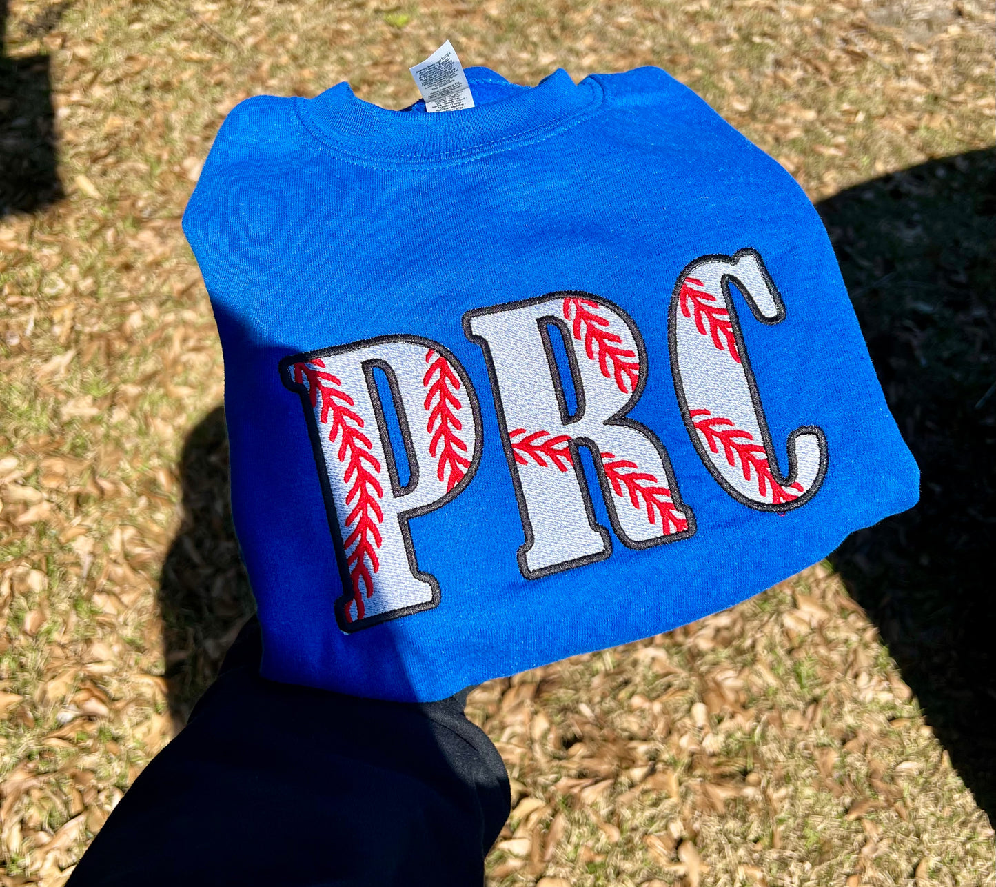 Baseball letter sweatshirt or tshirt