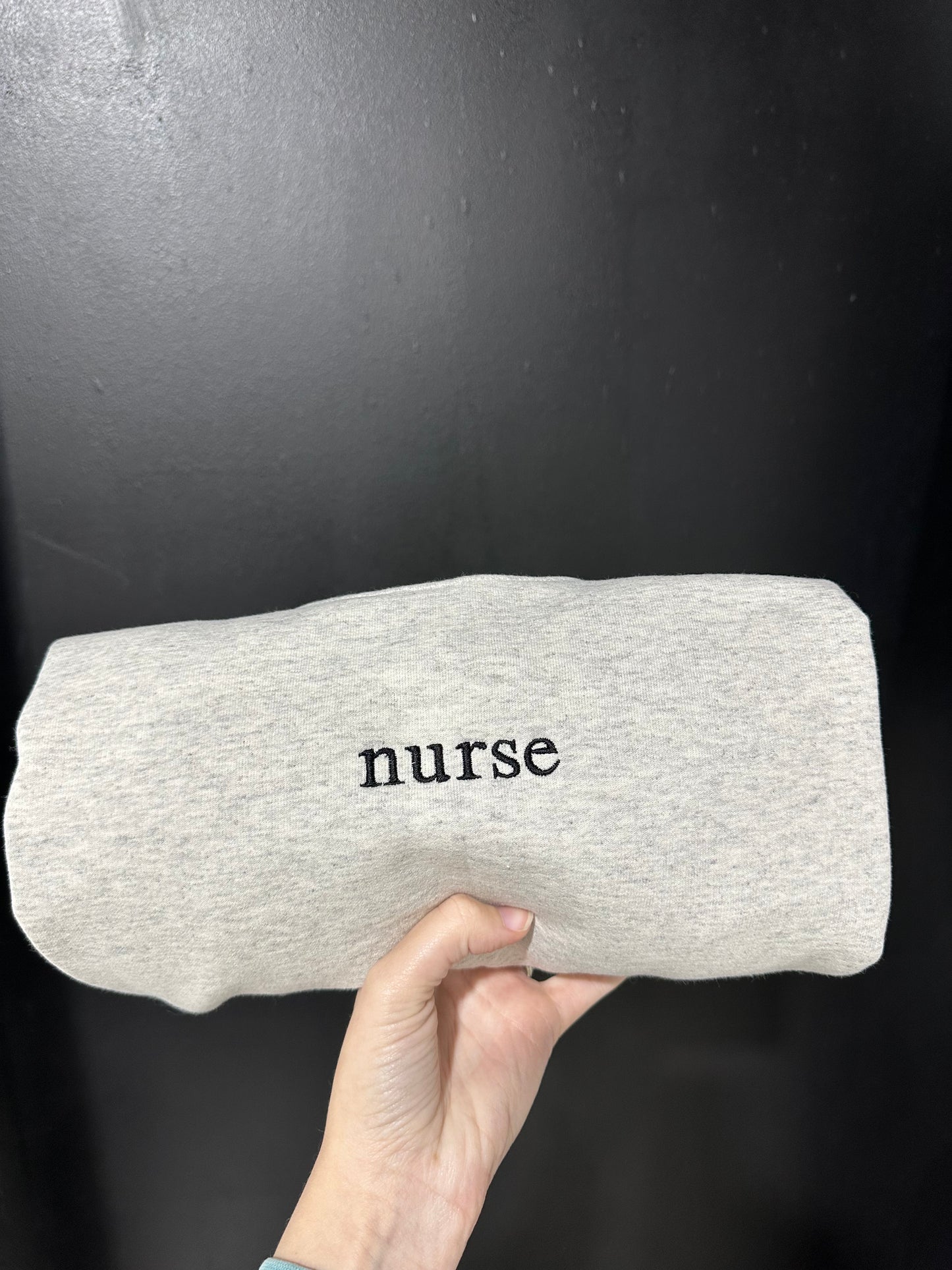 Simple wording sweatshirt
