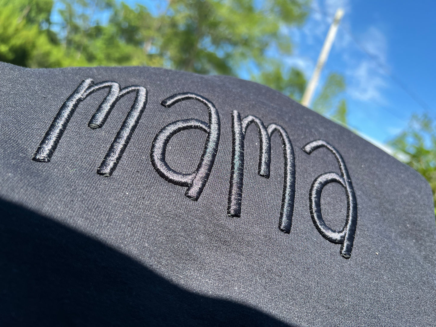 PUFF EMBROIDERY tees + swshs font #2