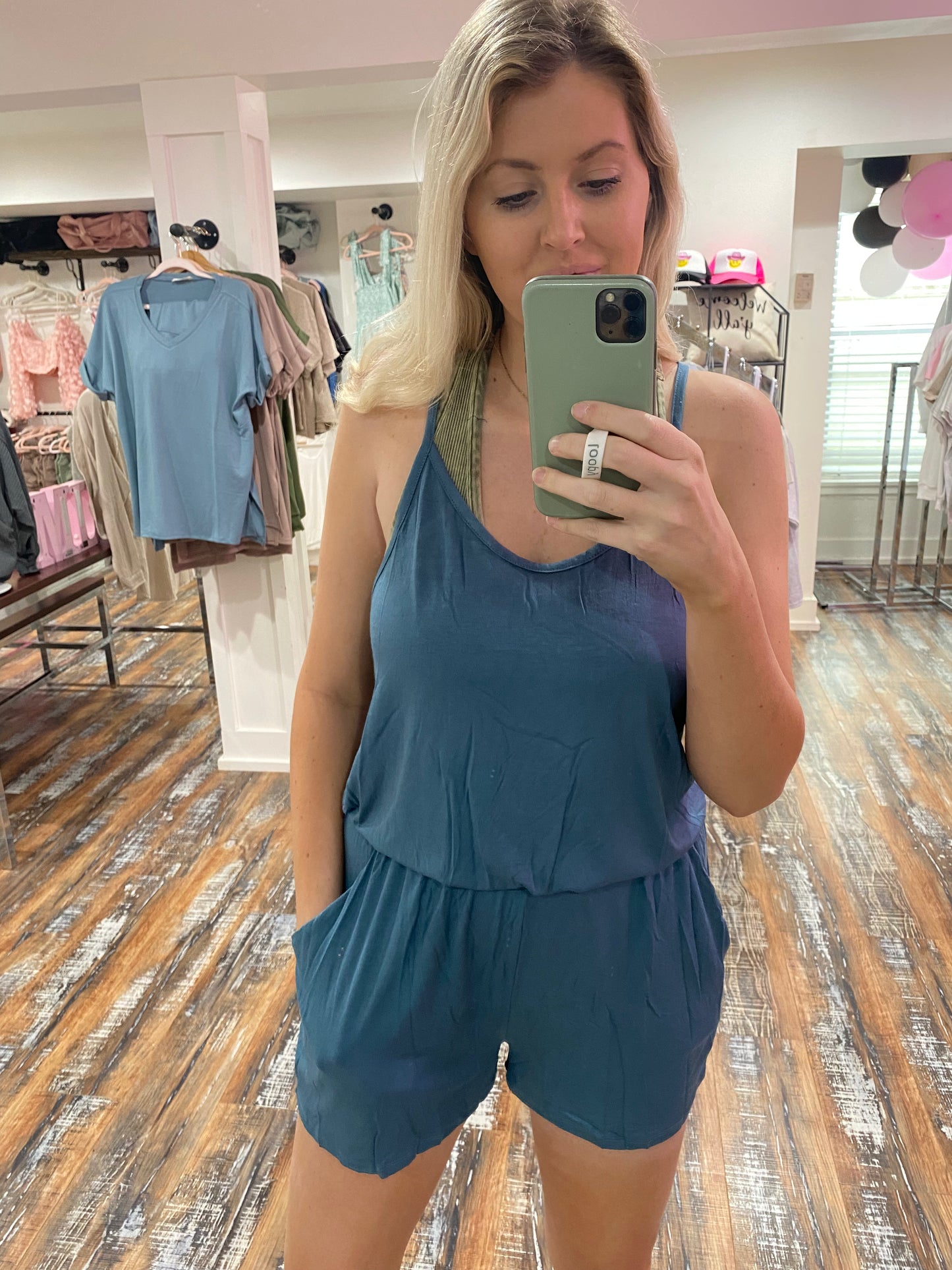 Bamboo tank romper