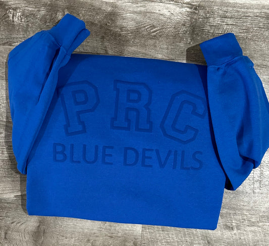 Varsity and simple word combo LS tee
