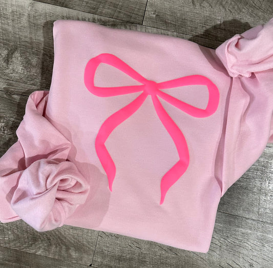 Coquette puff sweatshirt
