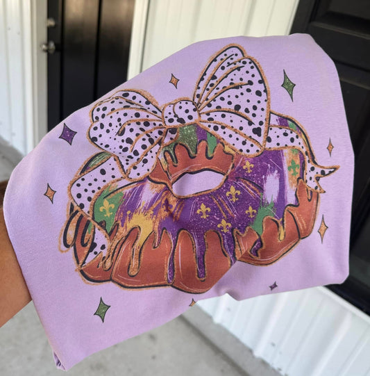 Mardi Gras King Cake Tee