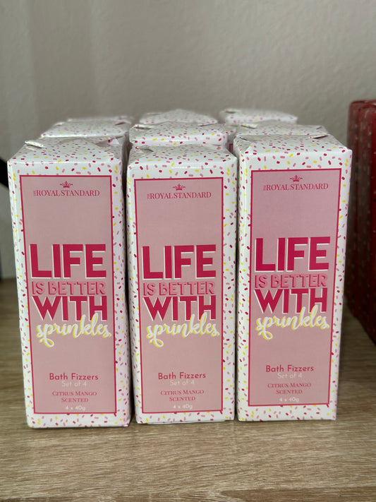 Sprinkles bath fizzer citrus mango