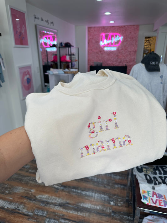 Girl mama floral