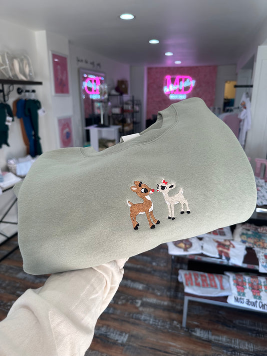 Rudolph embroidery swsh