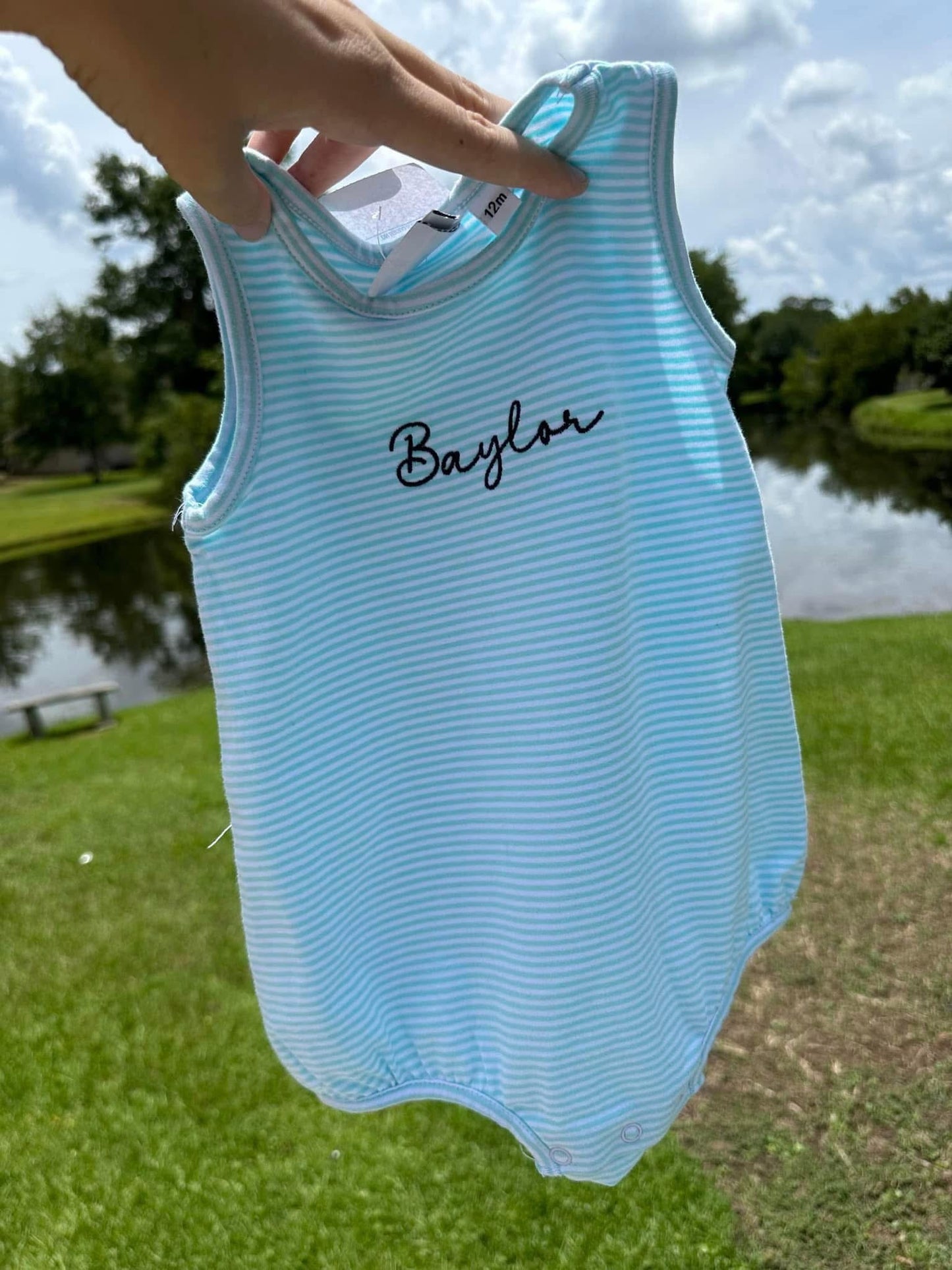 Striped summer unisex bubble