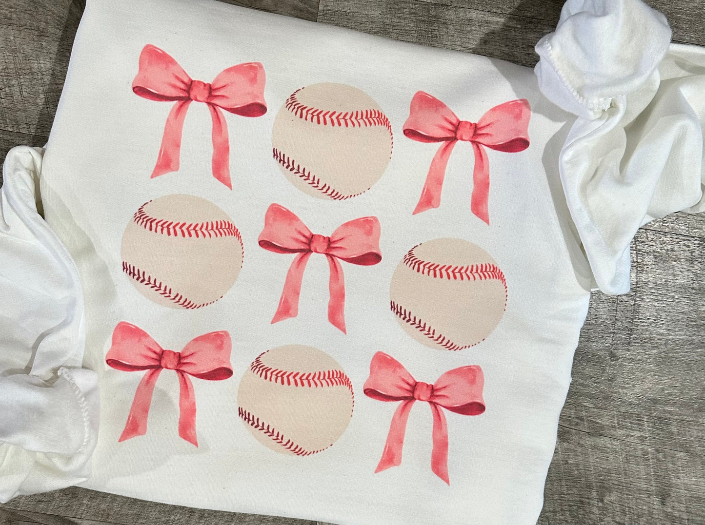 Baseball/softball bows tee or swsh