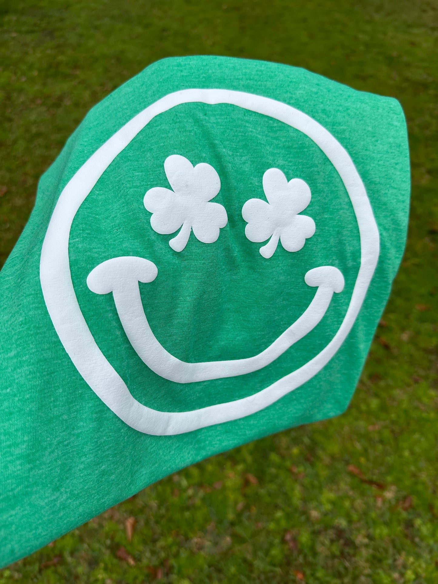 Saint patty’s puff smiley tees