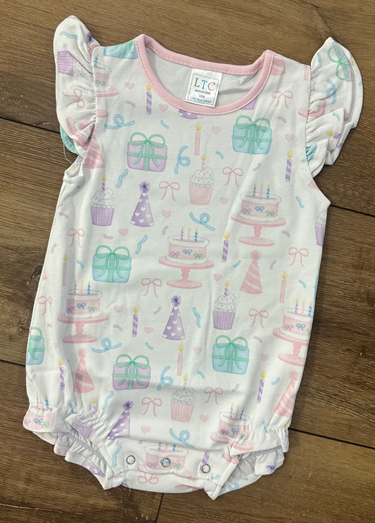 Girl birthday bubble
