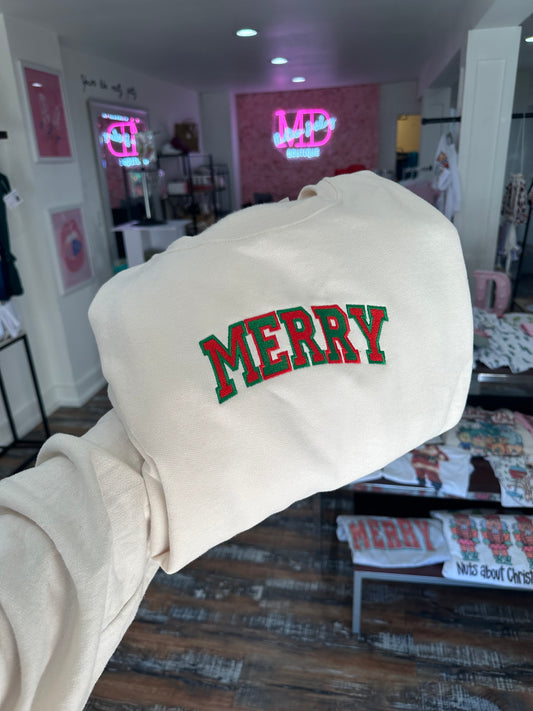MERRY emb swsh