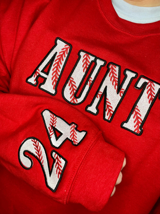 Double embroidery front + sleeve stitch