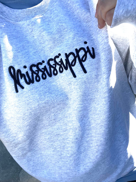 PUFF EMBROIDERY tees + swshs font #1