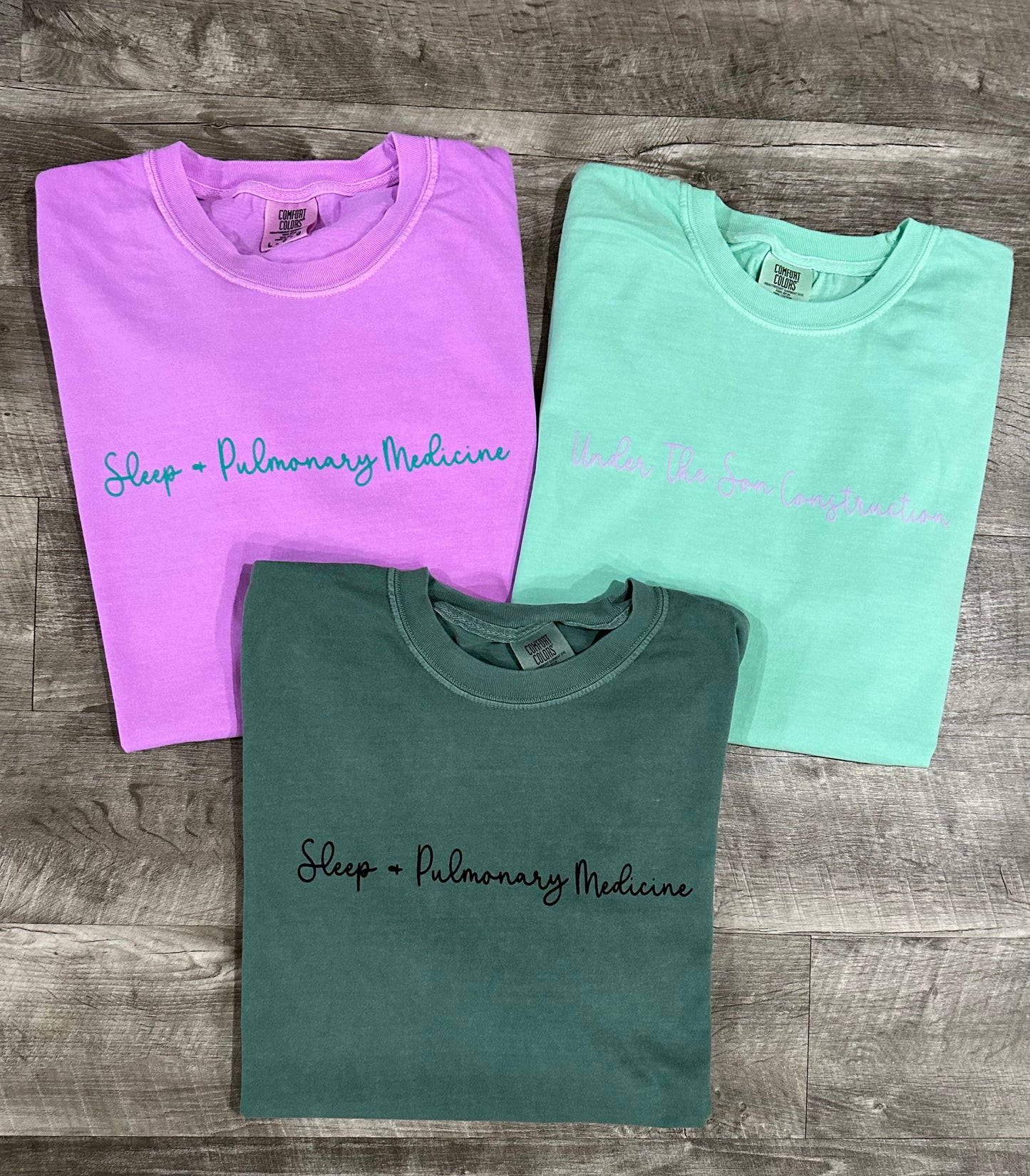 Custom comfort color tees