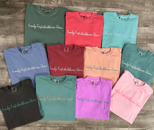 Custom comfort color tees