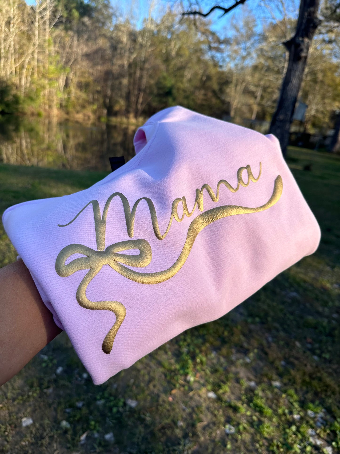 Mama bow puff