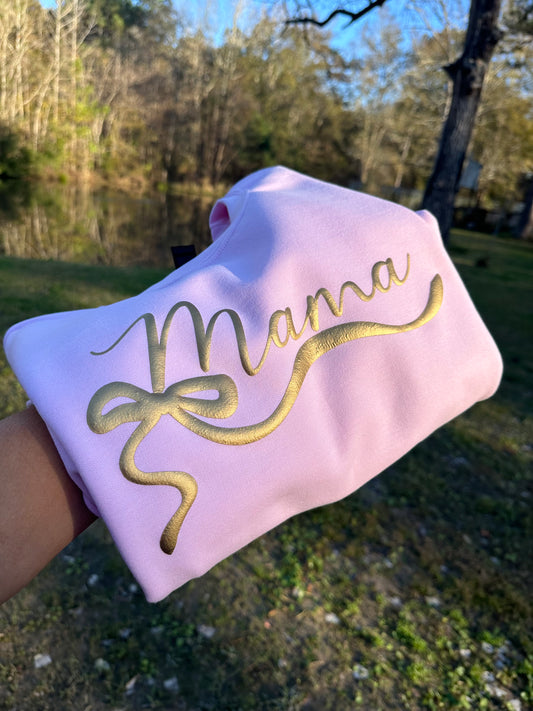 Mama bow puff