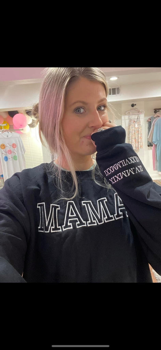 MAMA with names OR dates on the sleeve