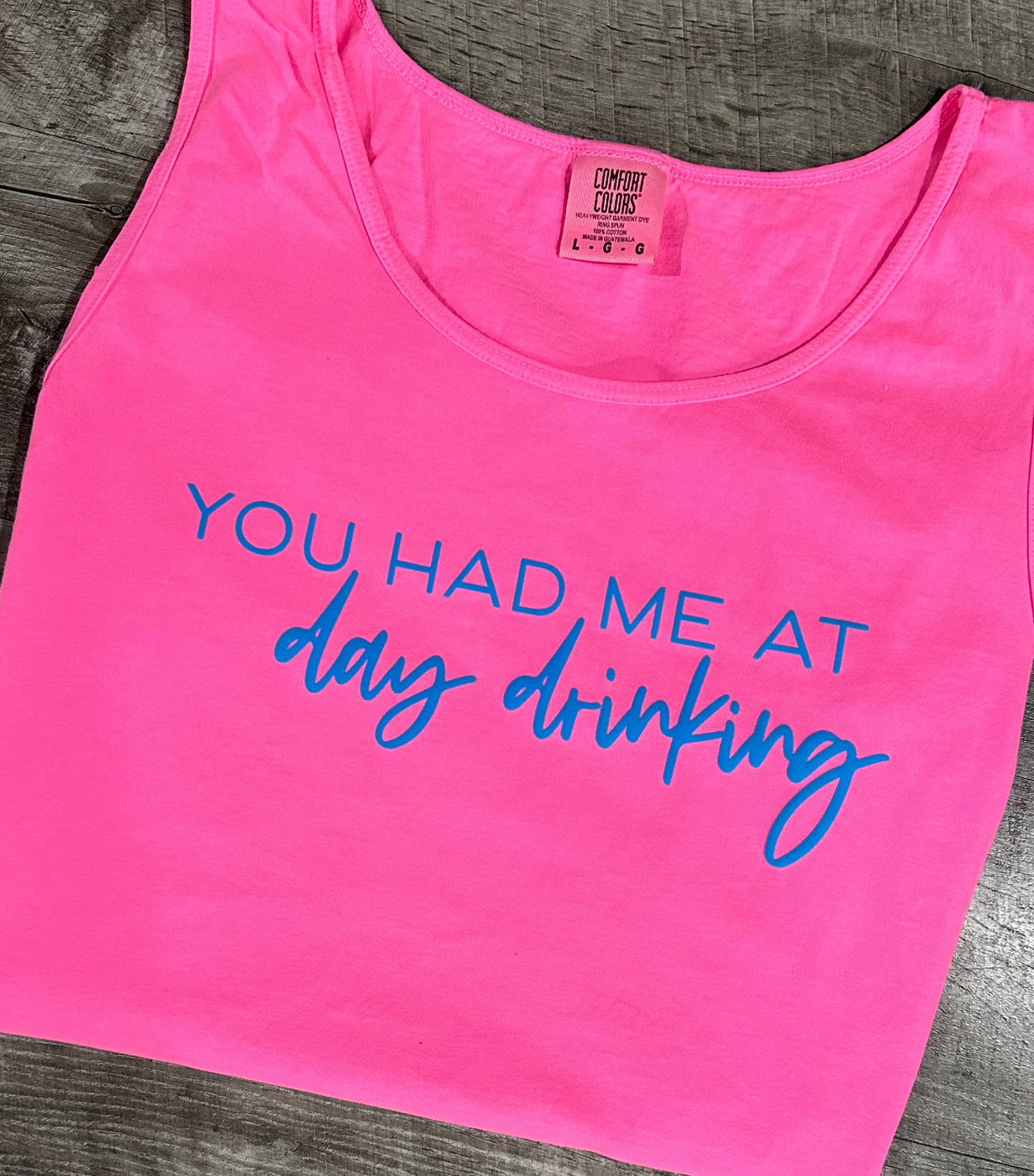 Day drinking tank or tee