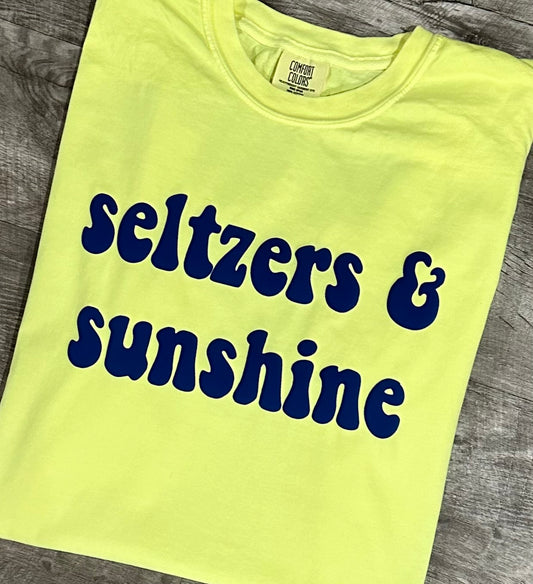 Seltzers + sunshine tee or tank
