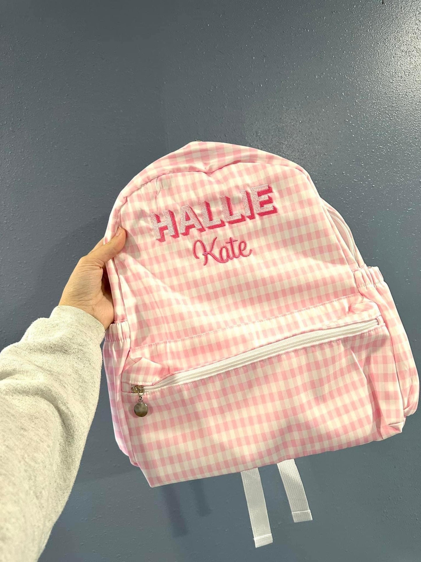 Backpack embroidered
