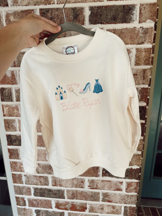 Princess sweatshirt and bubble