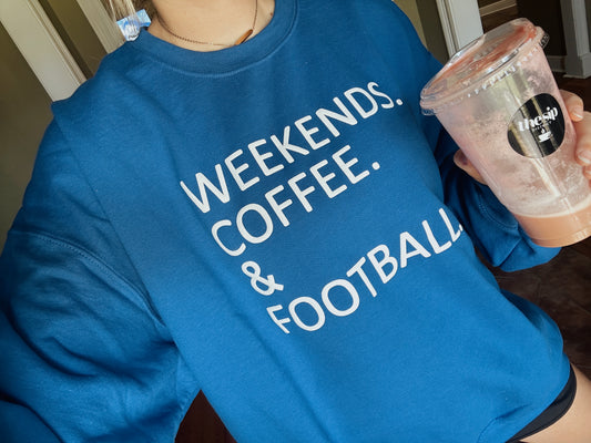 weekends football coffee