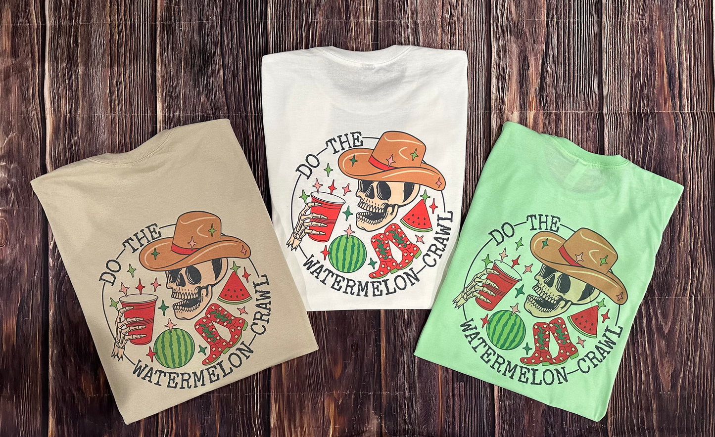 Watermelon crawl tee