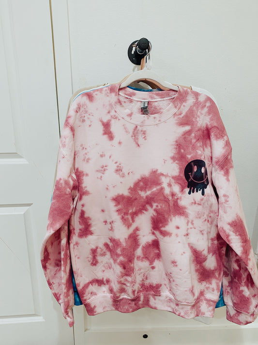 Tie dye baseball mama sweatshirt